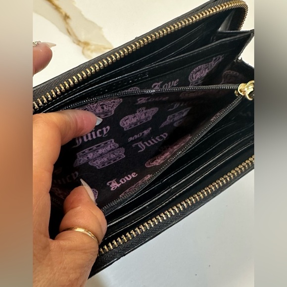 Juicy Couture Scottie Y2K vintage velour zip wallet - Picture 7 of 15